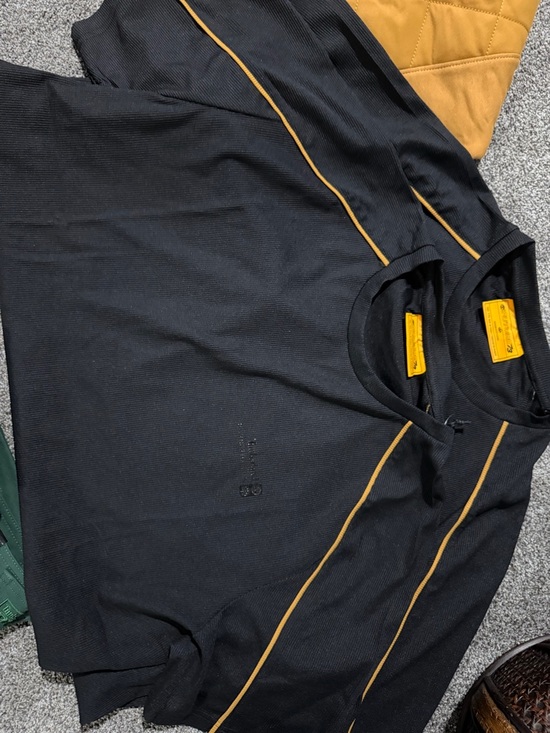 Timberland Other - Timberland Black Tee with Yellow Contrast Trim